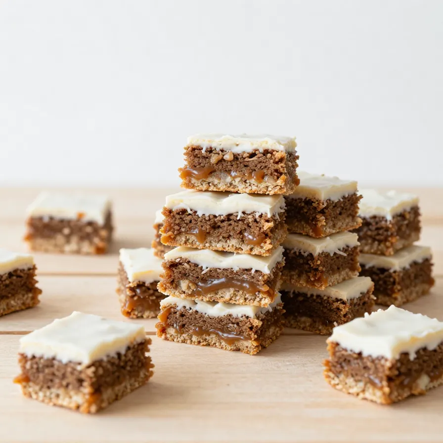 Ein saftiger Lebkuchen-Kuchen auf einem Teller, mit glänzender Orangen-Ingwer-Glasur und weihnachtlichen Gewürzen.