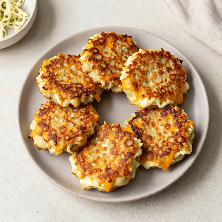 Saftiger herzhafter Zucchinikuchen mit goldbrauner Oberfläche auf einem Teller