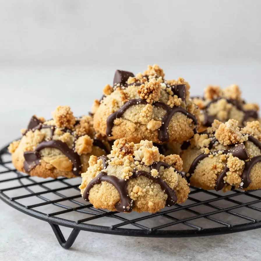 Zuckerfreie Lebkuchen auf einem Teller mit winterlichen Gewürzen und Nüssen