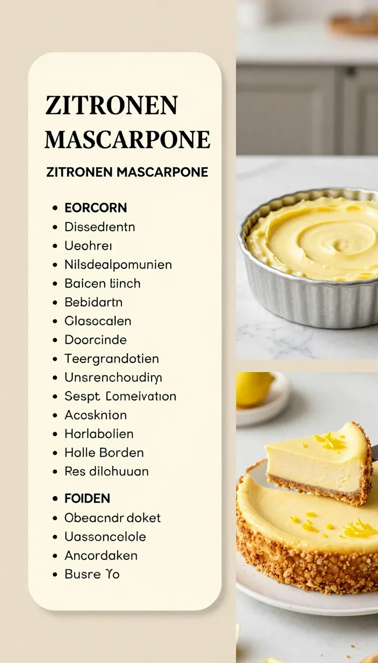 Zitronen Mascarpone Torte ohne Backen mit cremiger Füllung und frischen Zitronenscheiben auf einem Kuchenständer